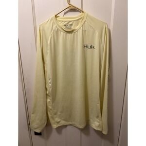 Huk‎ Shirt Mens L Long Sleeve Huk Fishing Performance Tee Top Athletic